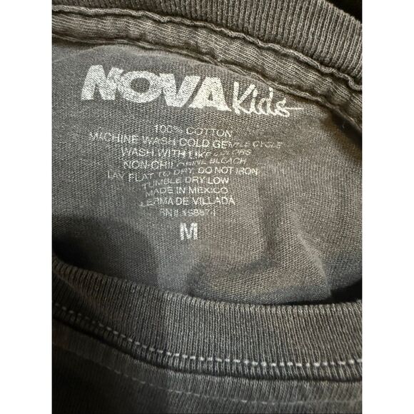 Fashion Nova Kids Cotton Short Sleeve Luxury Is Life Graphic Tee Brown Medium - Picture 7 of 7